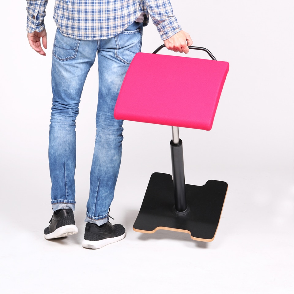 bild eines stehhocker sitz stehhilfe lento sella activa
