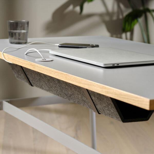 Bild von Schreibtischzubehör lento Kabelkanal Filz