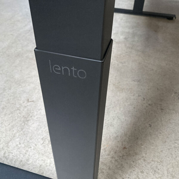 lento cosinus Sitz-Stehtisch unkompliziert aufbauen - komplett montiert geliefert - Gestell