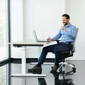 lento ergonomischer Bürostuhl agilis matrix mit hoher Rückenlehne für mehr Komfort