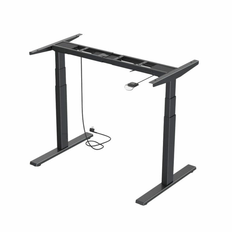 lento elektrisch höhenverstellbares Schreibtischgestell / Sitz- Stehtische nachrüsten grau